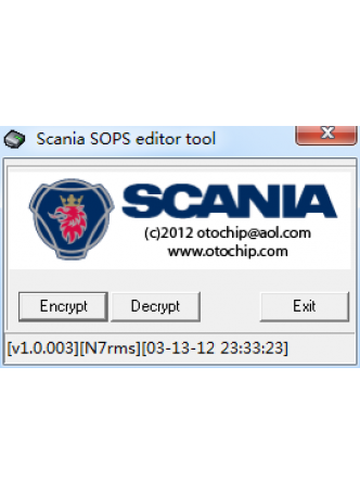 SCANIA SOPS FILE ENCRYPTOR/DECRYPTOR (EDITOR)+keygen	